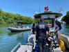 The police responded with their dive team, and also contacted the Brookfield Volunteer Fire Department's Candlewood Company, who responded with their Marine 25 fire/rescue boat.