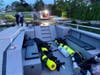 The police responded with their dive team, and also contacted the Brookfield Volunteer Fire Department's Candlewood Company, who responded with their Marine 25 fire/rescue boat.