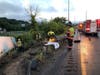 The Danbury Fire Department has been on the scene and is urging all in the area to proceed with caution.