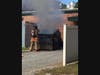 Crews reported a "fully involved dumpster 10’ from the building," which they quickly extinguished leaving no damage to the school. 