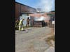 Crews reported a "fully involved dumpster 10’ from the building," which they quickly extinguished leaving no damage to the school. 