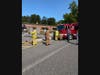 Crews reported a "fully involved dumpster 10’ from the building," which they quickly extinguished leaving no damage to the school. 