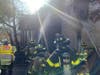 First responders from the Danbury Fire Department were met with heavy smoke and fire conditions