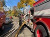 First responders from the Danbury Fire Department were met with heavy smoke and fire conditions