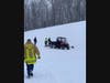 Firefighters said  this was the third time in as many days they needed to their Ranger 1 UTA to navigate in the snow.