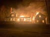 First responders in Brookfield found a large single family residenc​e ablaze at the end of a very long driveway.