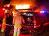 First responders in Brookfield found a large single family residenc​e ablaze at the end of a very long driveway.