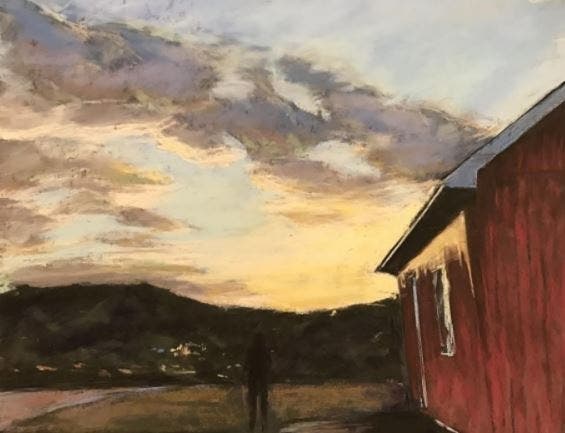 "Sunset Departure" by Kimberly B. Edwards