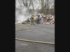 Firefighters from Stony Hill Volunteer Company were called in to extinguish the flaming refuse.