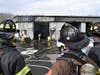 Crews from the Danbury Fire Department were called into New Fairfield Monday to assist with a fire at a self-storage facility.