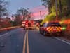 According to Danbury fire officials, the victim was "heavily entrapped" and the extrication took approximately 20 minutes.