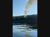 The blaze at Vaughn’s Neck on Candlewood Lake could only be accessed by boat.