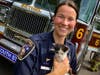 Bethel Officer Ditullio swapped out her uniform boots for rubber waders and took the plunge to rescue a kitten trapped between two storm drains,