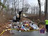 Fire officials said the content of the truck was emptied onto the road and the fire quickly extinguished.