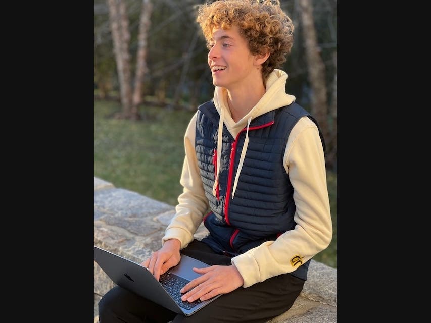 15-year-old Wilton entrepreneur Sam Young has designed a line of weighted vests which can calm your anxiety while keeping you looking snazzy.