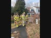 The Brookfield Volunteer Fire Company, EMS and the Brookfield police were dispatched to Rabbit Lane shortly after 7:30 Friday following a report of a structure fire.