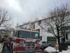 One firefighter was injured on the next call, which occurred Thursday morning  at 68 Virginia Avenue. 