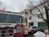 One firefighter was injured on the next call, which occurred Thursday morning  at 68 Virginia Avenue. 