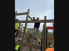Members of the Monroe Police Department were among the many volunteers who pitched in their time and sweat this past weekend to bring the project through the final stretch.