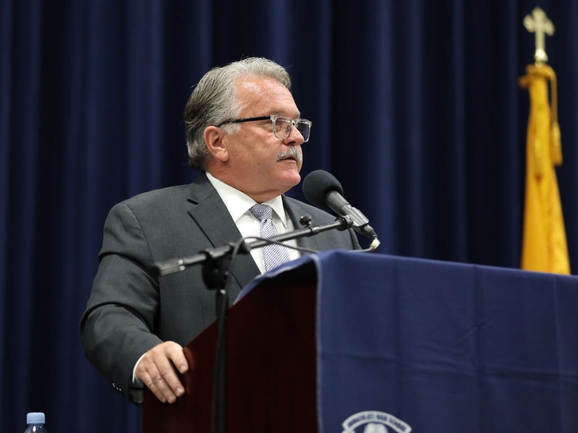 The Honorable Dean Esposito, Mayor of Danbury addressed the students and complimented them on their exemplary academic achievements despite the challenges created by the pandemic. 