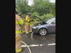 Members of Brookfield Volunteer Fire Company and EMS were busy this week with a car fire and a multiple-car accident