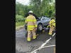 Members of Brookfield Volunteer Fire Company and EMS were busy this week with a car fire and a multiple-car accident