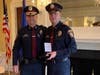 Chief Jeff Kreitz and 2019 Exceptional Service Award winner Officer Daniel Gjodese