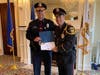 Chief Jeff Kreitz and 2021 Exceptional Service Award and MADD Award winner Officer Fernando Luis