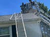 Monroe firefighters battled a rare Fourth of July chimney fire on Monday.