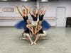 Summer dancers include (front) Camille Baum, Lily Skirkanich and in back row, Allie   Bouleris, Claire Cordano and Lauren Minor.
