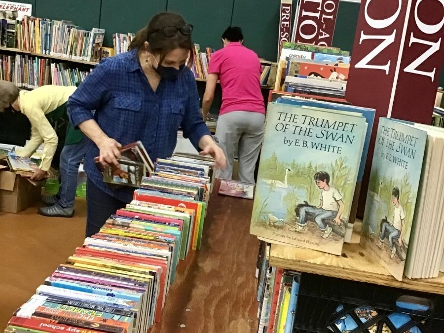 Recognized as one of the most organized events of its kind, The Mark Twain Library Book Fair offers some 65,000 selections of gently used items for all ages.