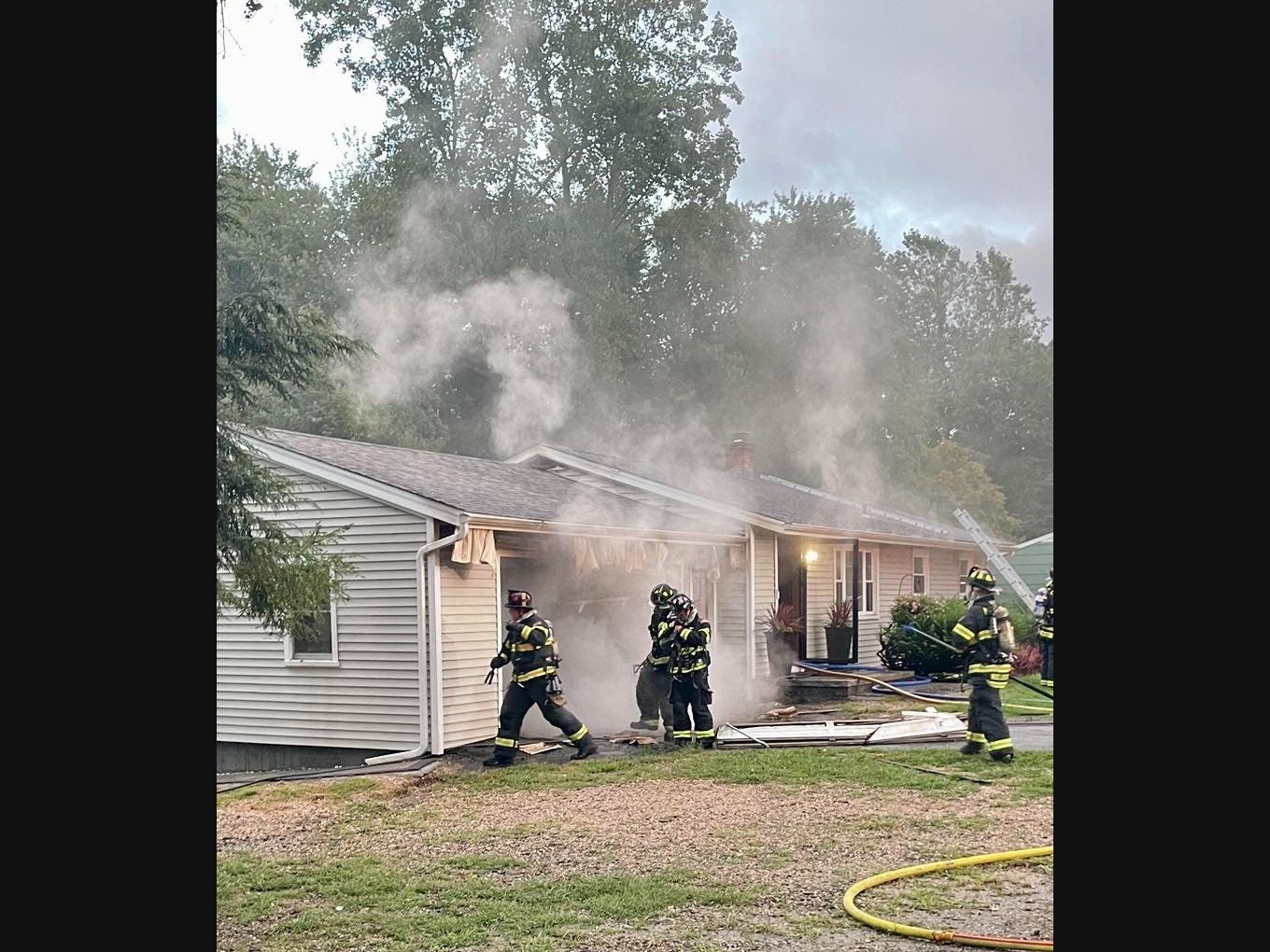 Multiple Monroe Emergency Crews Tackle House Fire | Monroe, CT Patch