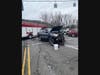 The collision occurred just before noon, at the intersection at the end of Route 7 and Federal Road, according to the Brookfield Volunteer Fire Company.