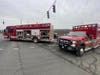 The collision occurred just before noon, at the intersection at the end of Route 7 and Federal Road, according to the Brookfield Volunteer Fire Company.