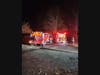 Firefighters from multiple local departments responded to a blaze at a Diamond Hill Road residence Tuesday night.