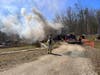 Extensive overhaul of the home was necessary before firefighters were confident the blaze was completely extinguished.