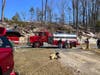 Extensive overhaul of the home was necessary before firefighters were confident the blaze was completely extinguished.