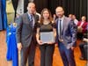 Pictured L to R: Farley Santos, Ava-Marie Moya (HATS Class of 2023), Pedro Medeiros
