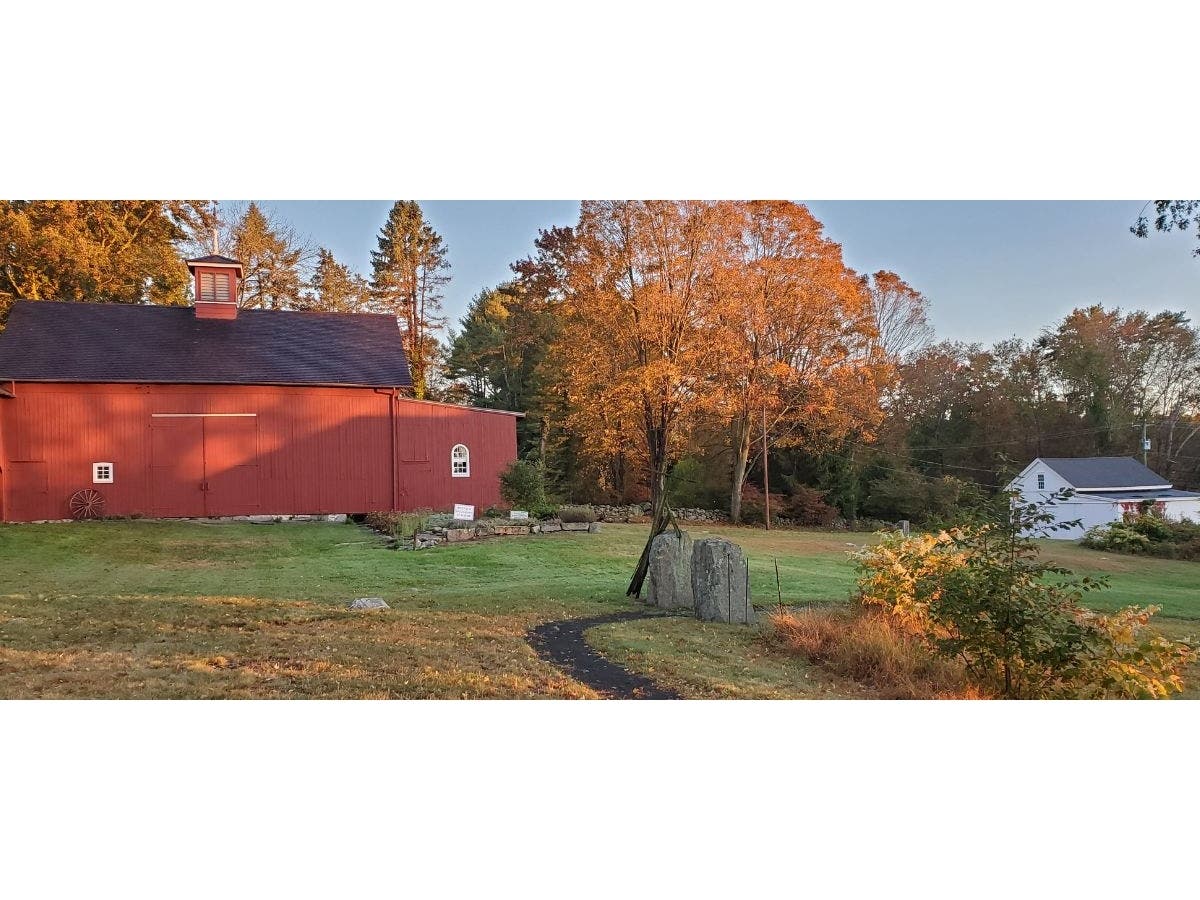 Don’t forget to take in the beautiful autumn scenery at the Weston History & Culture Center. 