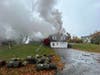 First responders to the Brookfield blaze found a one-story L-shaped ranch with smoke issuing from the eaves and roof area. 