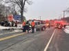 First responders found a 2-car head-on collision​, with one motorist trapped inside their heavily damaged small SUV.