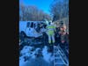 The road was closed for about an hour during the clean-up, according to fire officials.