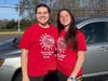 Ava Termatto (one of Brookfield High School's Relay for Life organizers) and Courtney Sterry (Club Council Representative)