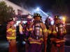 First responders found a working fire inside the warehouse at 36 Kenosia Avenue in Danbury, and quickly upgraded the response to a fourth alarm