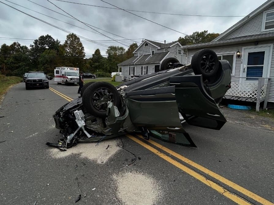 Driver Hospitalized After Rollover Crash On South Main Street In ...