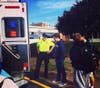 “Candid Shots” - EMR Joseph Conway educates interested youngsters in the operations of the Corps.