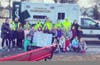 Members of the WTVAC pose for a photo with the George School Girl Scouts Brownie Troop 97083