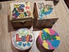 A few positive thought boxes that will be donated to child sexual abuse survivors