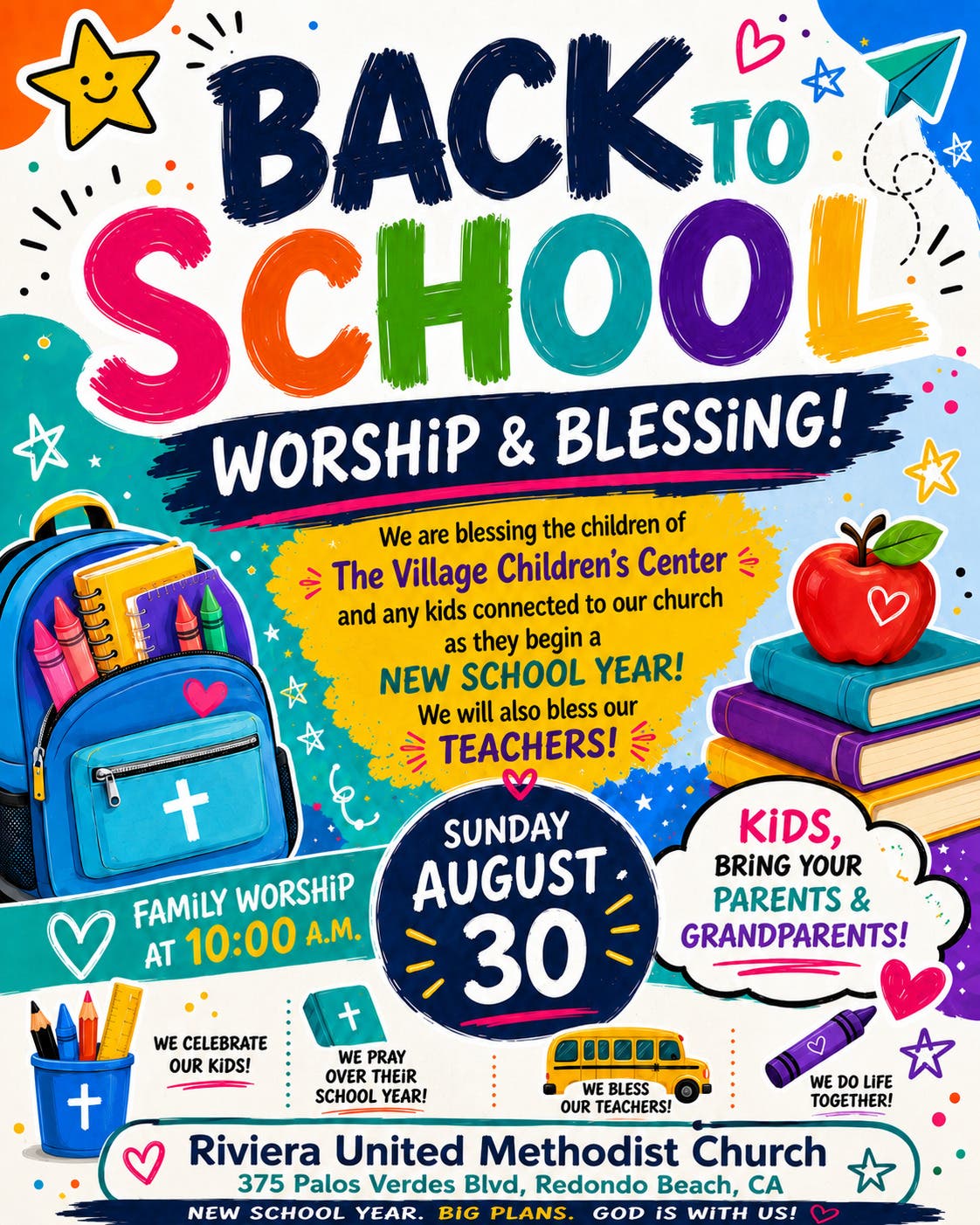 Back to School Worship & Blessing