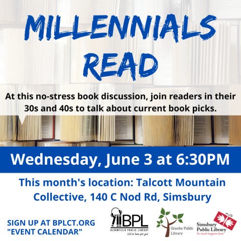 Millennials Read (Talcott Mountain Collective, Simsbury)